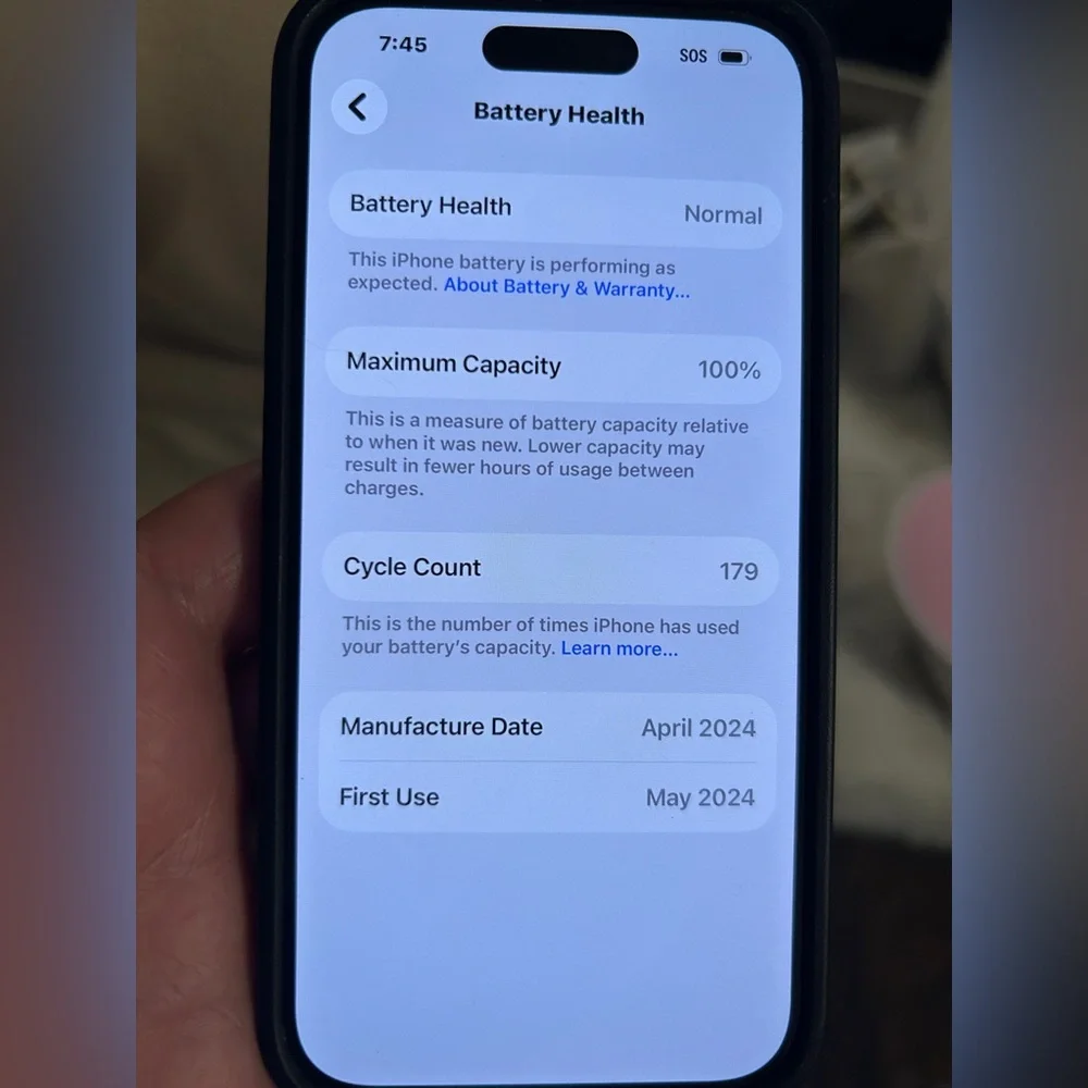 Like New iPhone 15 Pro 256GB